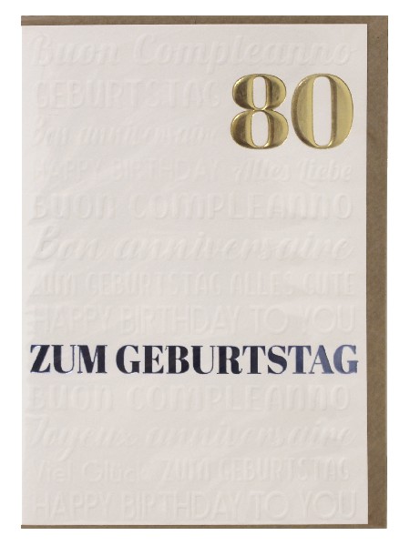 KARTE, GEBU. ZAHL 80