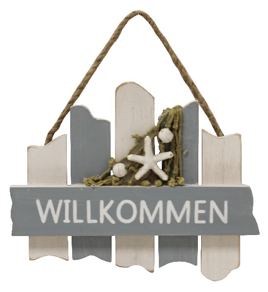SCHILD/HÄNGER, WILLKOMMEN