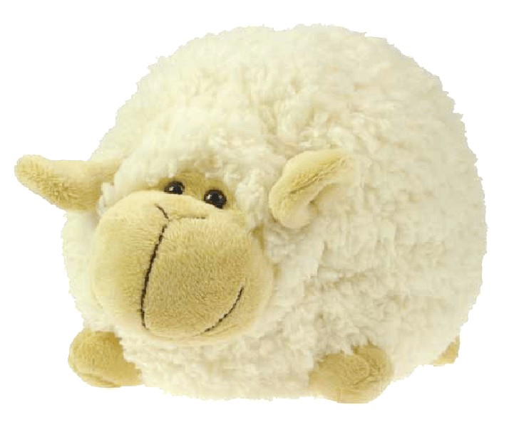 [393667] PL.SCHAF,STEH.BEIGE,25CM