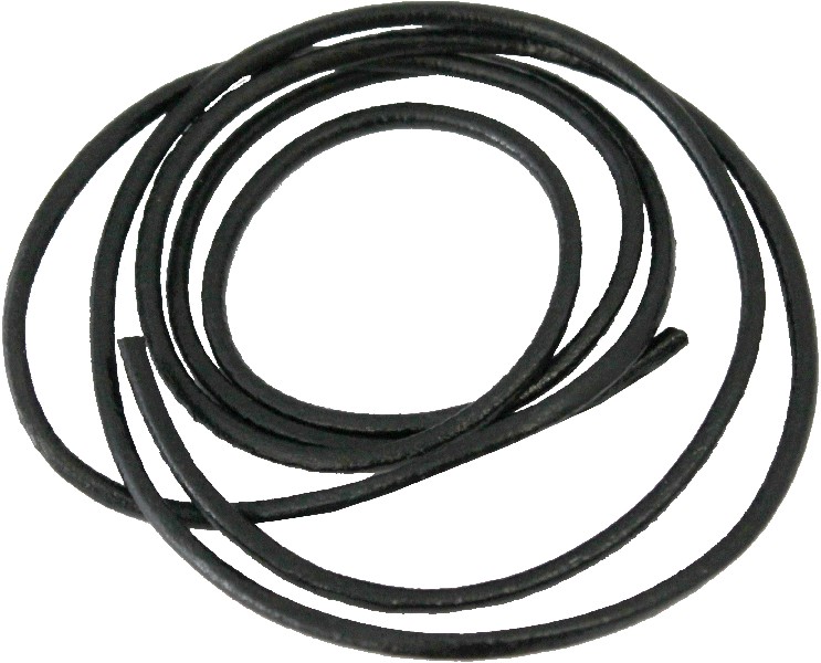 LEDER(RIND)-BAND,1M,SCHW.