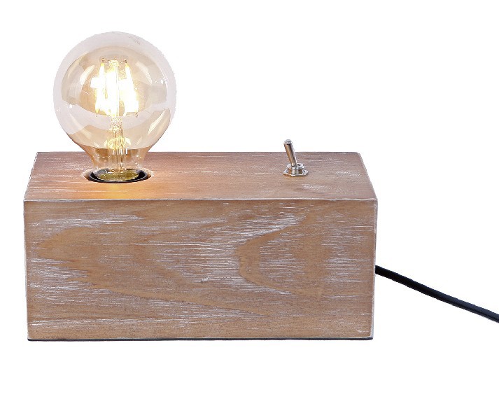 HOLZBLOCKLAMPE 21X11X9CM