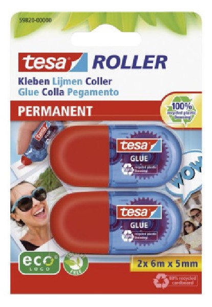 [244104] TESA KLEBEROLLER,2ER,SB