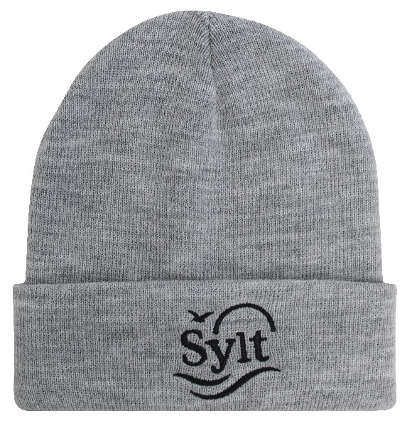 STRICKMÜTZE,SYLT,GRAU