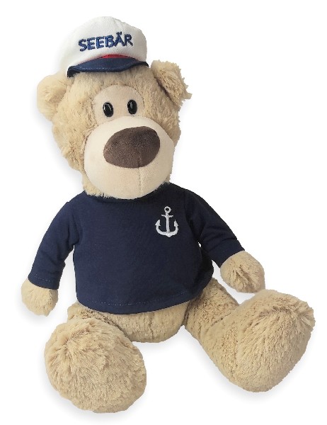 PL.BÄR,SEEBÄR,SITZ.,20CM