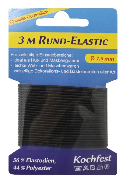 [110518] GUMMIKOR.ELAST.3M SCHW.SB