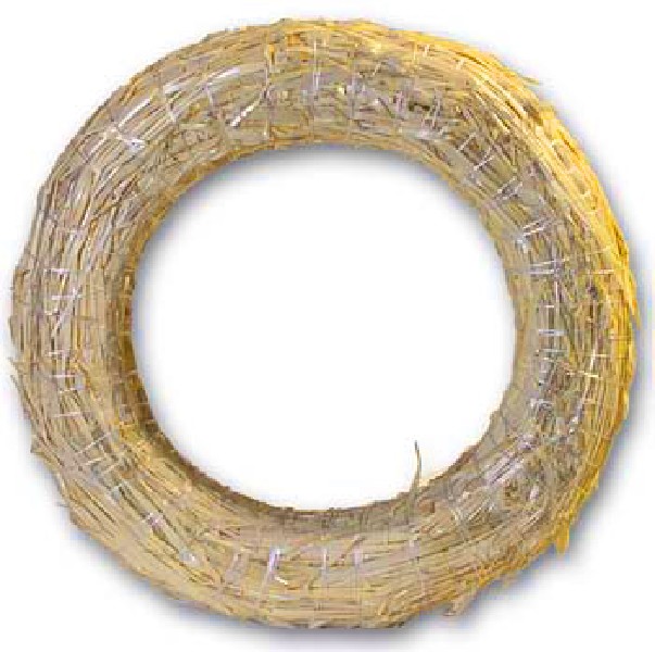 [40920] STROHKRANZ ROHLING 20 CM