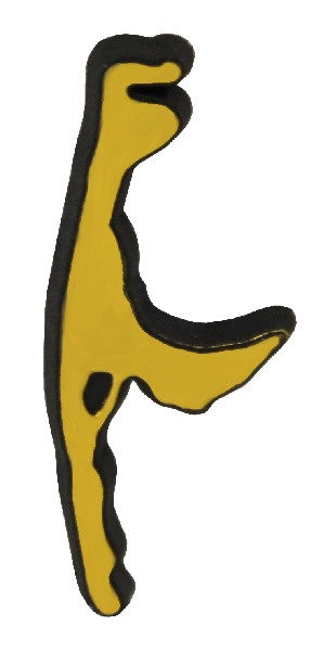 MAGN.GUMMI,5CM.GOLD.,SYLT