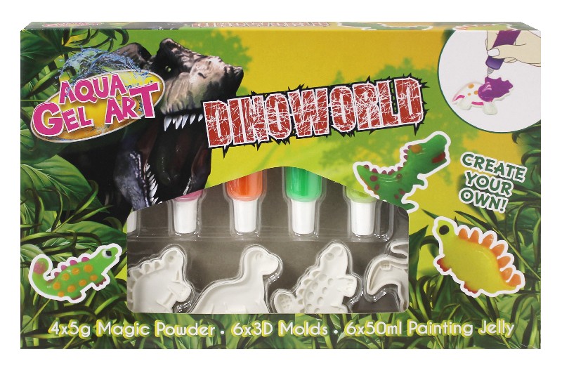 AQUA GEL,DINOSAUR.DIY.BOX
