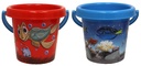 EIMER BUNTE FISCHE BLAU