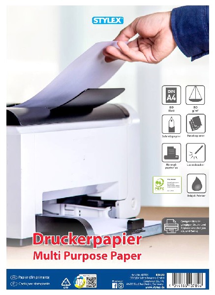 DRUCKERPAIER,A4,80BLATT,W