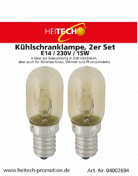 [176392] KÜHLSCHRANKLAMPE 15W,  SB