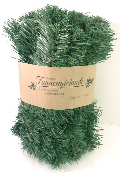 TANNENGIRLANDE GRÜN 270CM