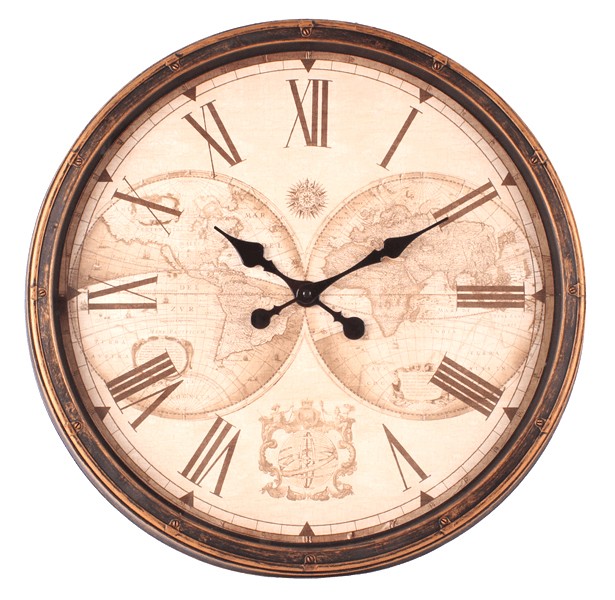[390606] UHR,"WELT-BILD",52CM D.