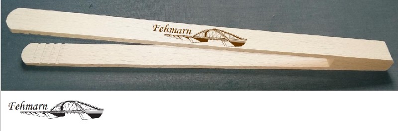 GRILLZANGE,HOLZ,ca. 32 cm