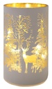 LICHTDEKO LED WALD, WEISS