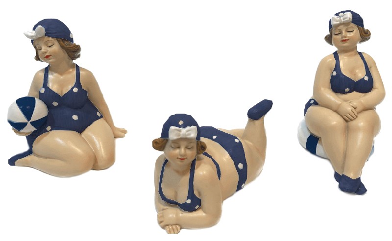 BADEDAME,SORTIERT,14CM,3F