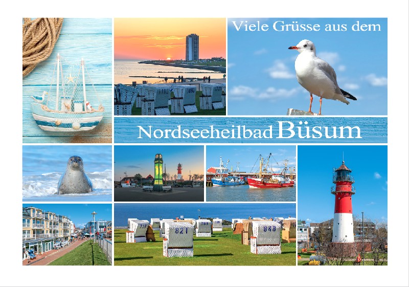 [260243] AK.BÜSUM,VIELE GRÜ. BÜ67