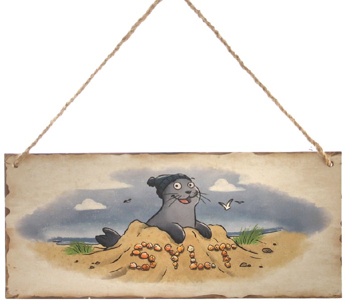 SCHILD "SYLT" 30X13CM