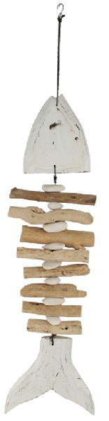 HO.HÄNGER,FISCH,WEIß,80CM