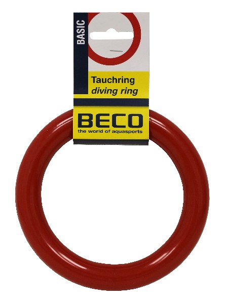 TAUCHRING GLATT,14CM,ROT