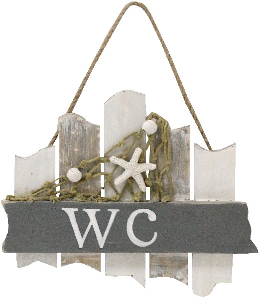 SCHILD, WC,17X13CM