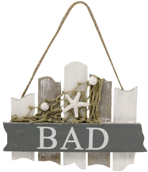 SCHILD,BAD,17X13CM