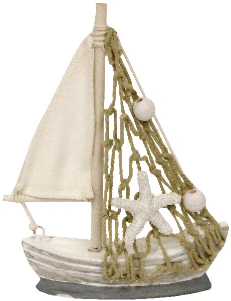SEGELBOOT M.NETZ,11X9CM
