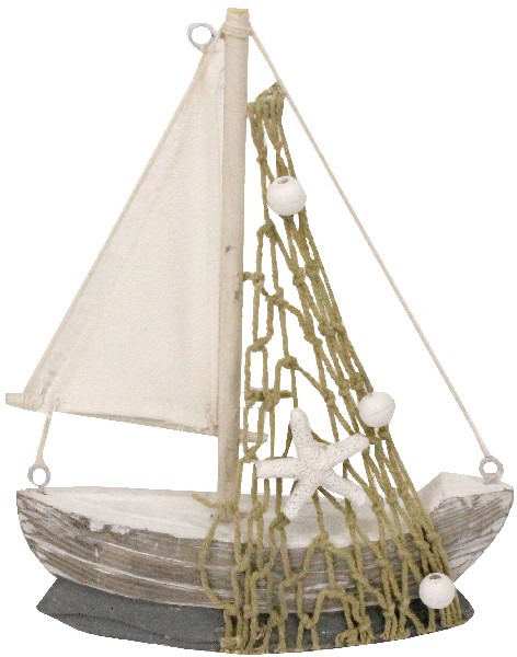 [390629] SEGELBOOT + NETZ 16 CM