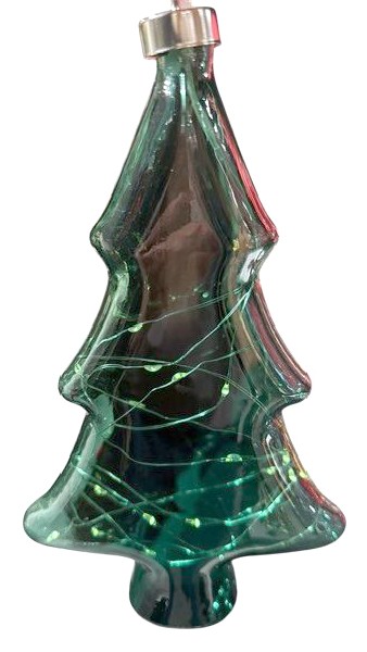BAUM ORNAMENT GLAS M.LED