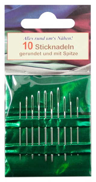 [115553] STICKNADELN 10ER,GR.SOSB