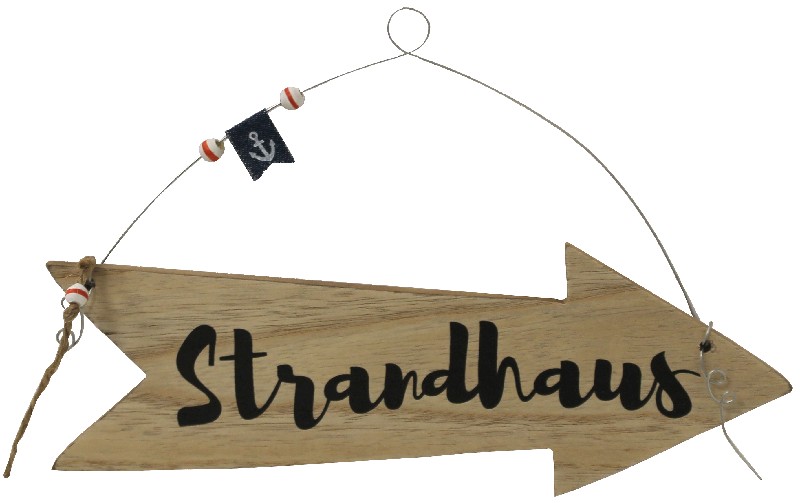 PFEILSCHILD"STRANDHAUS"