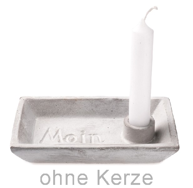KERZENSCHALE,BETON,16X10C