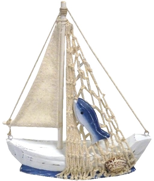 [390910] SEGELBOOT+NETZ+FISCH 17CM