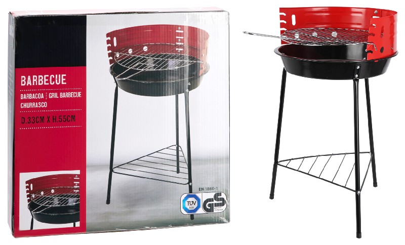 [608570] GRILLGRAET RUND 33CM D.