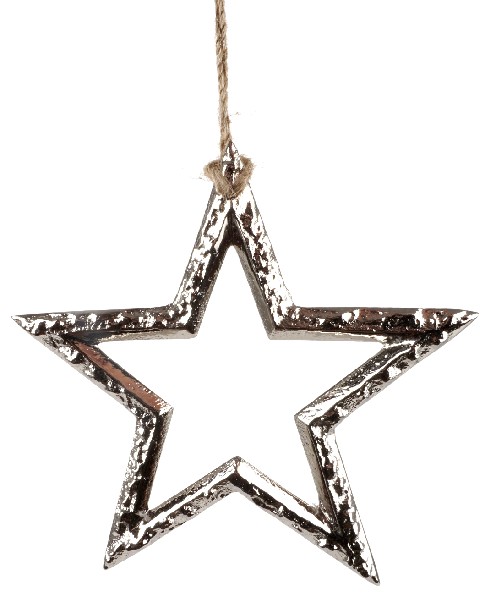 STERN MET. SILBER 9,5CM