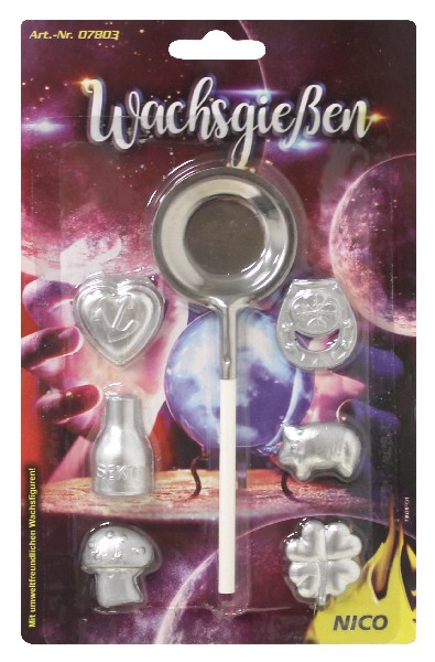 [57850] WACHSGIEßEN,6ER FLACH SB