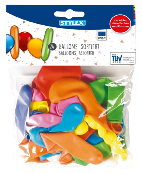 BALLON,SORTIERT,24ER,  SB