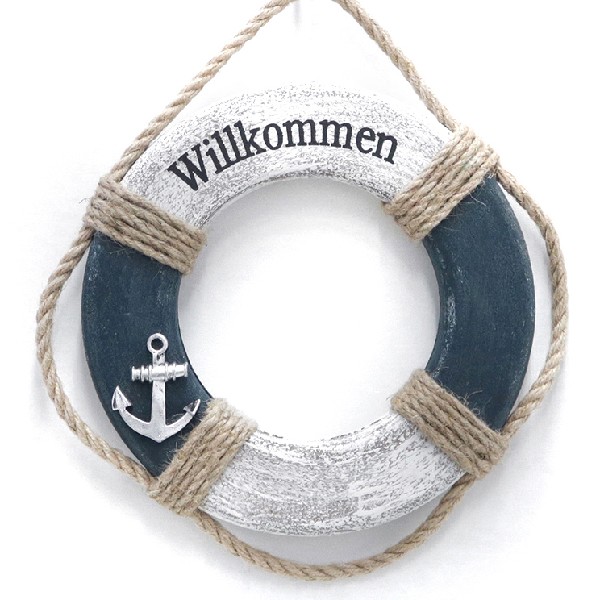 R-RING,M.TAU,BL/W.24CM