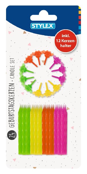 GEBURTSTAGSKERZEN BUNT SB
