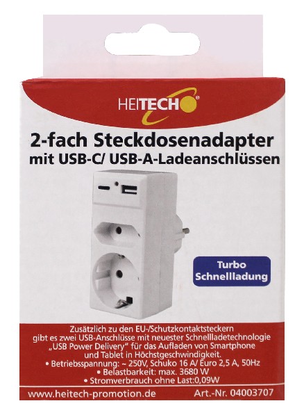 [613476] LADESTECKDOSE,F.2USB,  SB