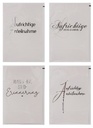 KARTE, TRAUER SCHRIFT