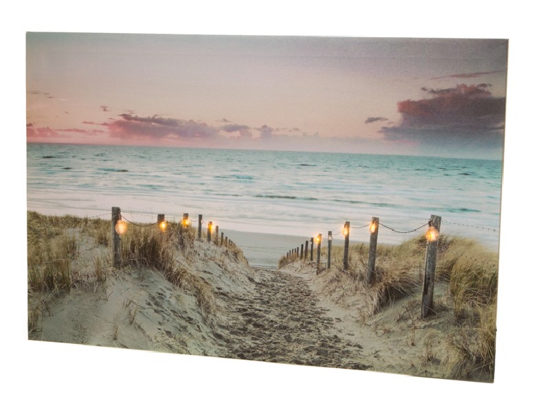 BILD,DÜNENWEG,8LED,60X40C