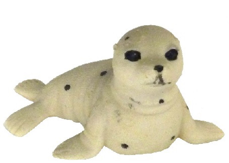 SEEHUND GRAU 5CM PUNKT.2F