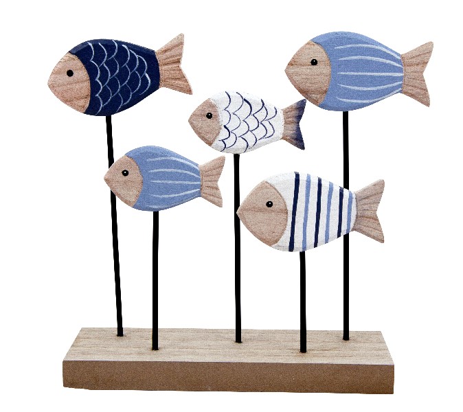 FISCHE(5)AUF BASIS,26CM