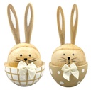 HASE HOLZ NATUR 13CM EIF.