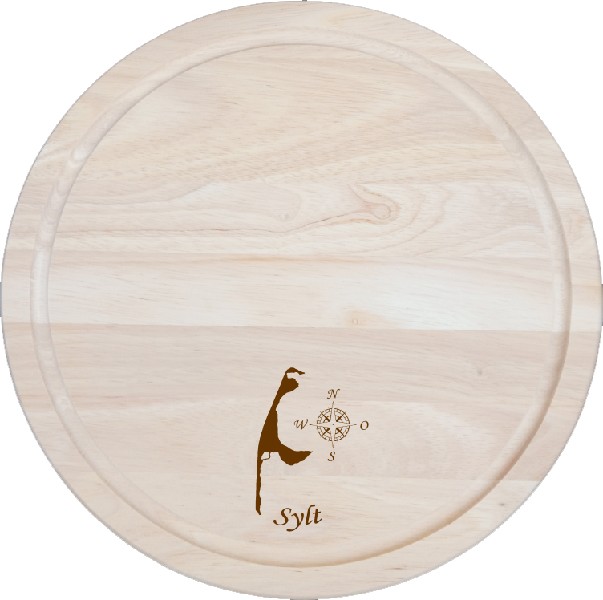 HOLZBRETT RUND "SYLT"