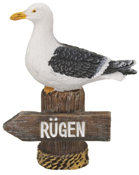 MÖWE,RICHTUNGSSCHILD RÜGE