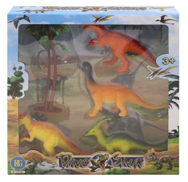 DINOSET,4DINO+PALME, BOX