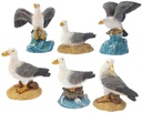 MÖWE,MINIATUR 5CM,6 FACH