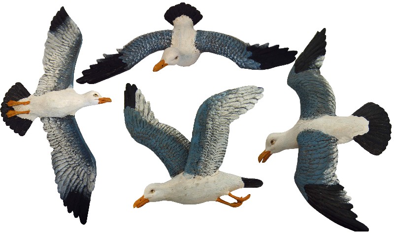 MÖWE,G/W WANDHÄ.40CM 4FA.